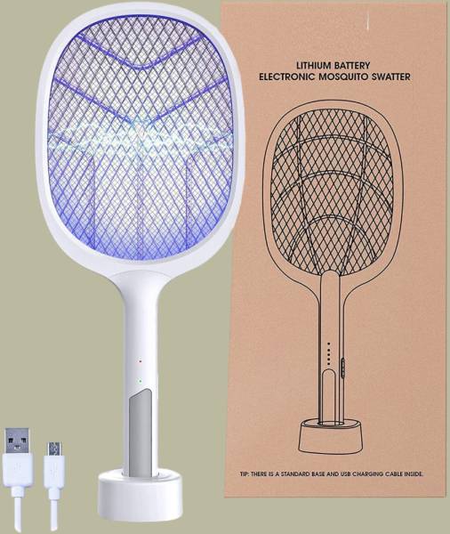 Kwisy Mosquito Racket with UV Light Lamp Five Nights Mosquito Killer 4 Electric Insect Killer Indoor