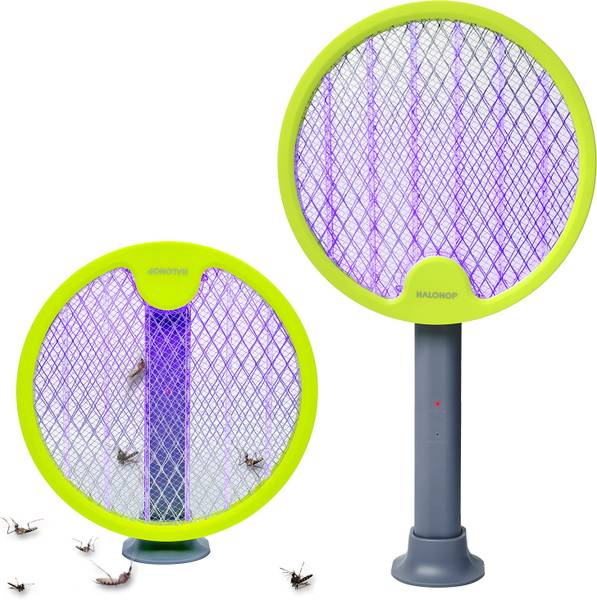 CostarMatter Foldable Swivel Mosquito Bat, Mosquito Racket with UV Light, Lithium-ion Battery Electric Insect Killer Indoor