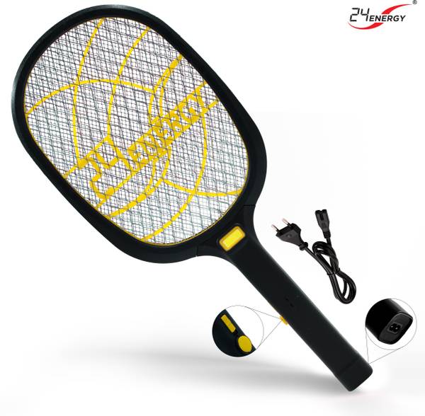 24ENERGY Black Premium Insect & Mosquito Killer Bat with Light - EN 255 MS Electric Insect Killer