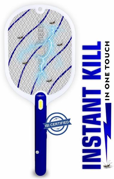 MrRight Rechargeable Electric Mosquito Bat/ Racquet With COB Light Mosquito Fly Killing Electric Insect Killer Outdoor, Indoor