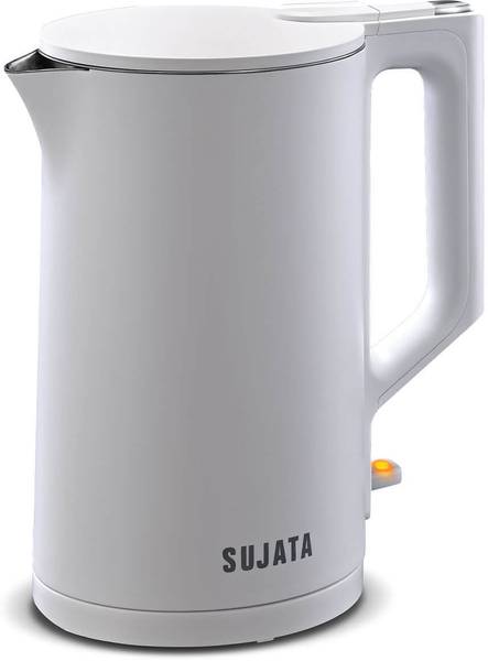 SUJATA EK01 1500W Premium Cool Touch Body | Stainless Steel Tank & Lid |Auto Cut-Off Electric Kettle