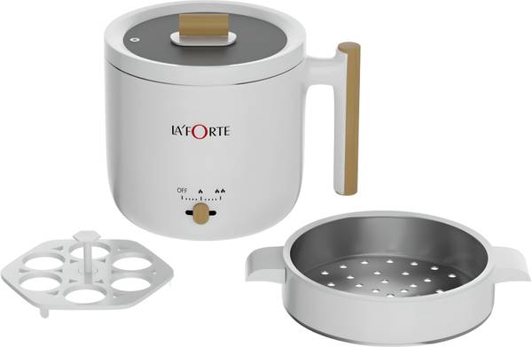 LA'FORTE by LA' FORTE Double Wall 304 Stainless Steel Multi Kettle Multi Cooker Electric Kettle