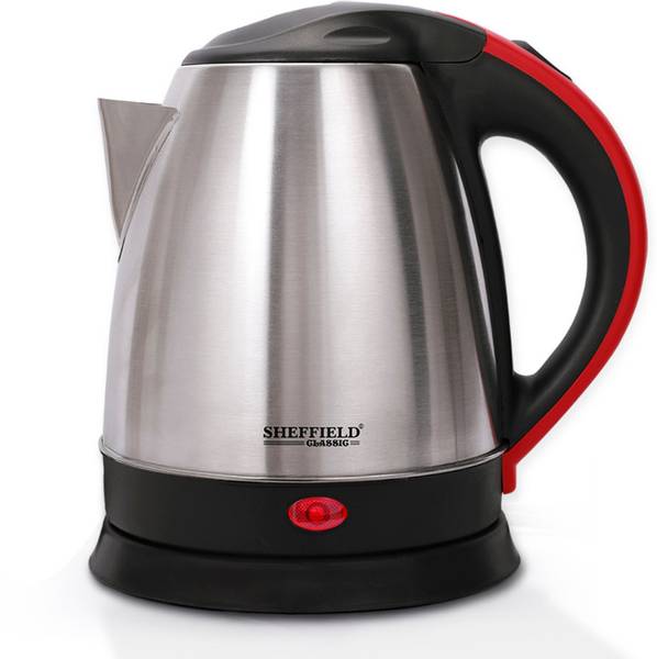 Sheffield Classic by Electric Kettle Hot Water jug, stainless steel body, 1500 W Electric Kettle