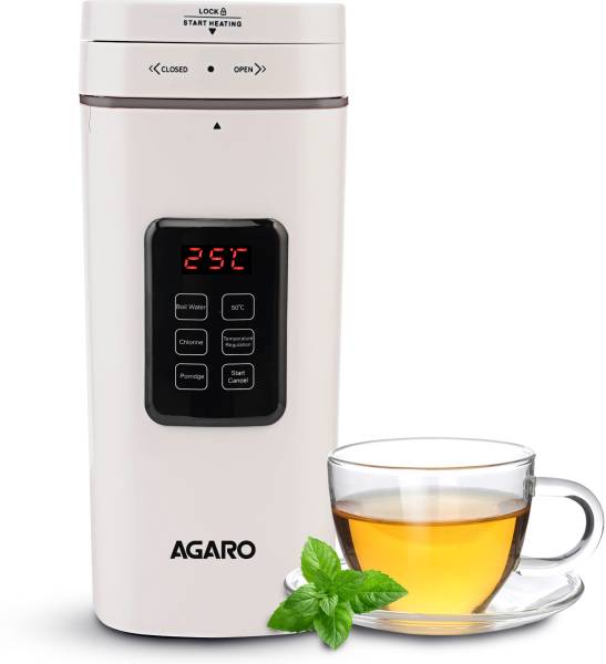AGARO Delite Portable Electric Kettle, Fast Boiling, Adjustable Temperature, Electric Kettle