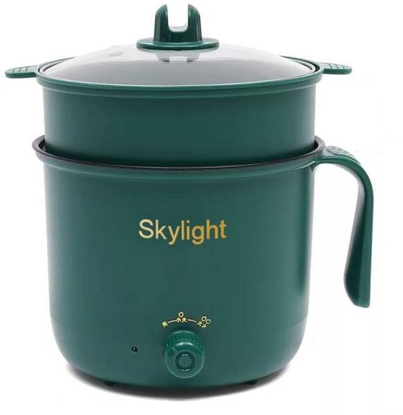 Skylight Non Stick Cooking Pot Steamer Fry Pan Rice Milk Pasta Noodles Momos Egg Boiler Multi Cooker Electric Kettle