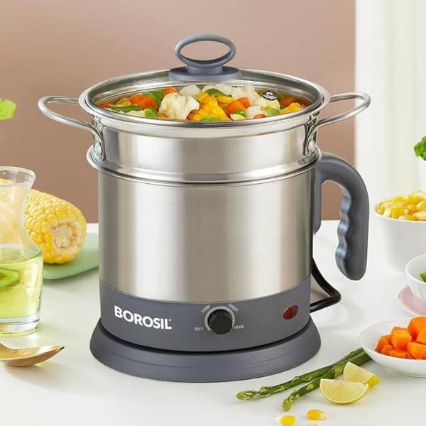 BOROSIL KETTLE QUICK SS Multi Cooker Electric Kettle