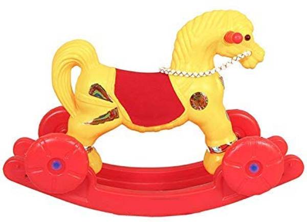 Myhoodwink 2 in 1 Horse Rider Rocker for Kids 1-3 Years Birthday Gift for Kids/Boys/Girls Rideons & Wagons Non Battery Operated Ride On