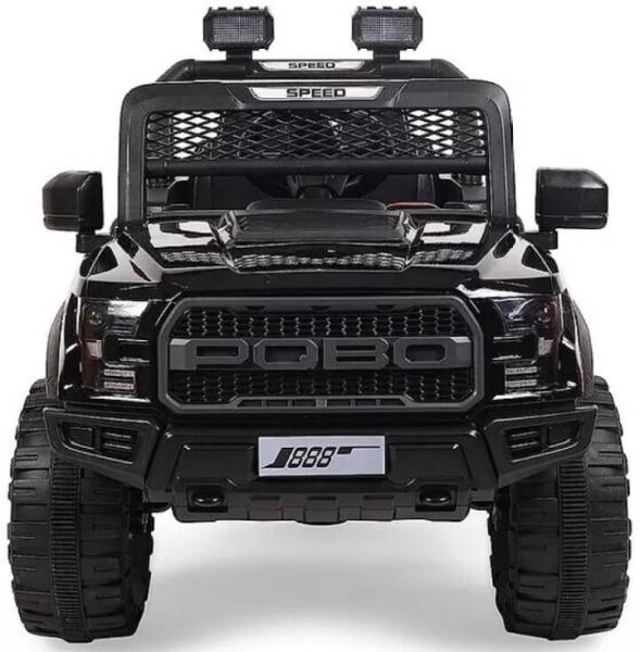 oh baby POBO BLACK 4 Motors 4x4 (1-8Yrs) Battery ride on Jeep Battery Operated Ride On