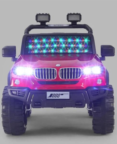 SmallBoyToys RED BMW 1-8Yrs Battery ride on kids car Jeep Battery Operated Ride On (Blue) Jeep Battery Operated Ride On