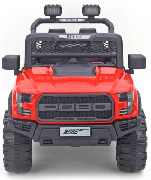 oh baby POBO RED 4 Motors 4x4 (1-8Yrs) Battery ride on Jeep Battery Operated Ride On