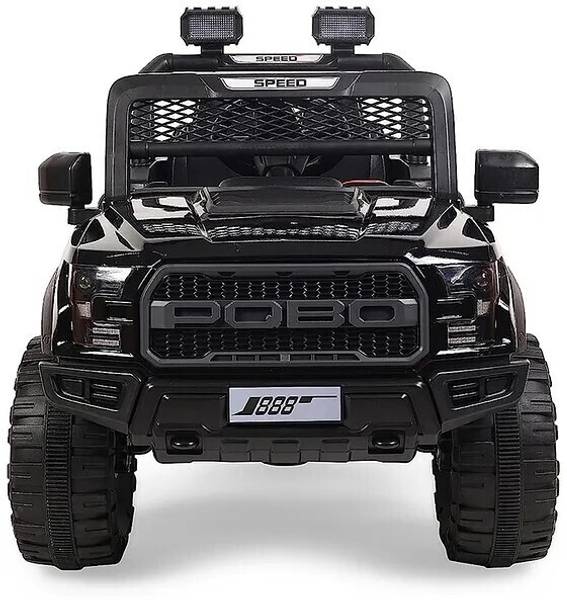 Prabal POBO BLACK 4 Motors 4x4 (1-8Yrs), Remote control, USB player. Jeep Battery Operated Ride On