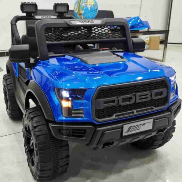 Ayaan Toys POBO JEEP BLUE Jeep Battery Operated Ride On