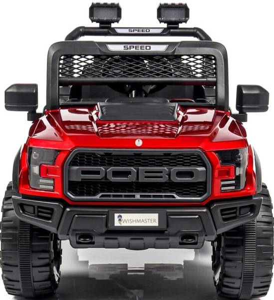 oh baby POBO RED 4 Motors 4x4 (1-8Yrs) Battery ride on Jeep Battery Operated Ride On