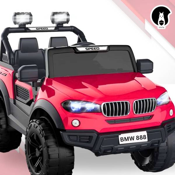 LITTLEPUP BMWJEEP RED Jeep Battery Operated Ride On