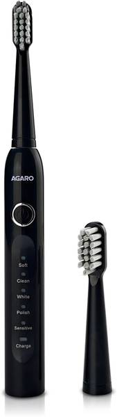 AGARO COSMIC ADVANCE Sonic Electric Tooth Brush For Adults With 5 Modes, 2 Brush Heads Electric Toothbrush