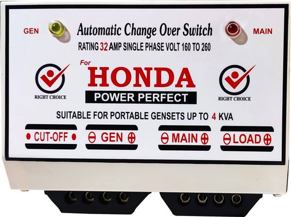 Savy 32 Amp Automatic Change Over Switch, Single Phase, 220V AC for Gensets, D.G Sets CO 32 Amp-02 MCB