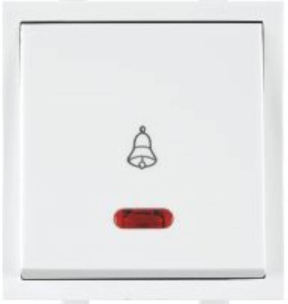 ANCHOR ROMA CLASSIC BELL PUSH WITH NEON (30715) 10 A One Way Electrical Switch