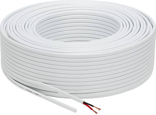 Flipkart SmartBuy 1.5mm CCS Copper 2 Core Flat Electric Wire | 64 Meter | 1100V FR PVC Insulated 1.5 sq/mm White 64 m Wire