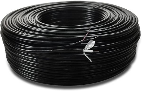 MX Copper 1 sq/mm Black 100 m Wire