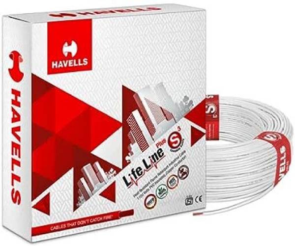 HAVELLS cooper 1 sq/mm White 90 ft. Wire
