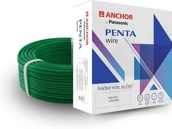 Anchor By Panasonic FR PVC 0.75 sq/mm Green 90 m Wire