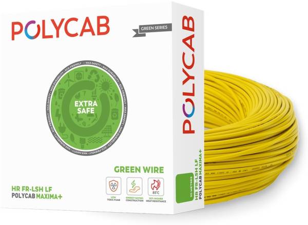 Polycab Maxima Plus 2.5 sq/mm Yellow 90 m Wire