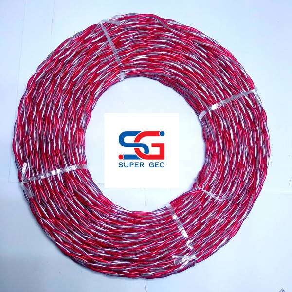 SUPER GEC 14/76 CRYSTAL Flexible Aluminium wire (Transparent) 0 sq/mm Red 73 m Wire