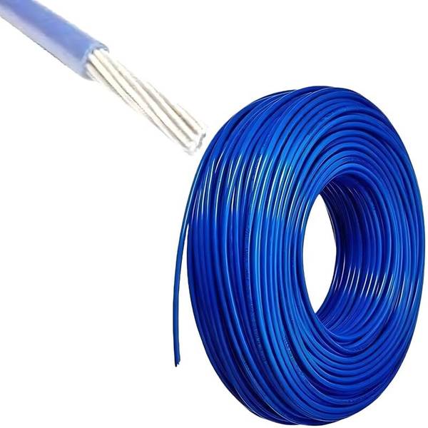 TechKing PVC 25 sq/mm Blue 200 ft. Wire