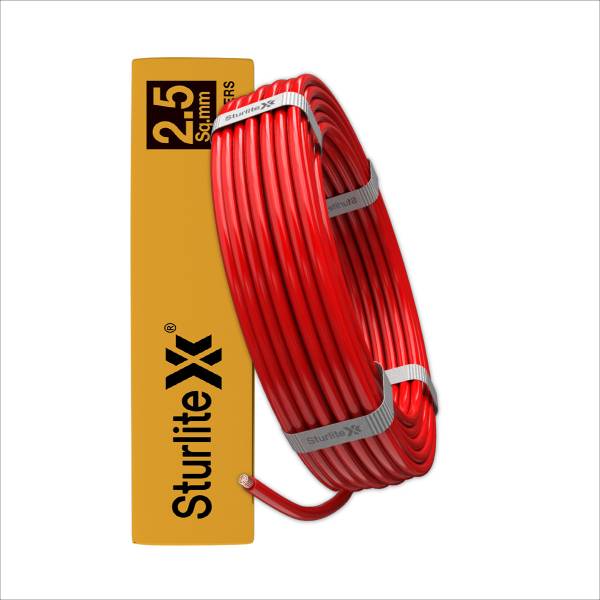 Sturlite PVC 2.5 sq/mm Red 45 m Wire