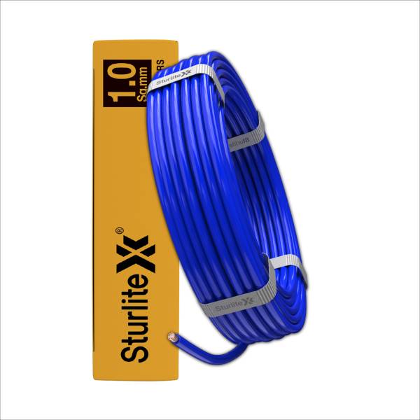 Sturlite PVC 1 sq/mm Blue 90 m Wire