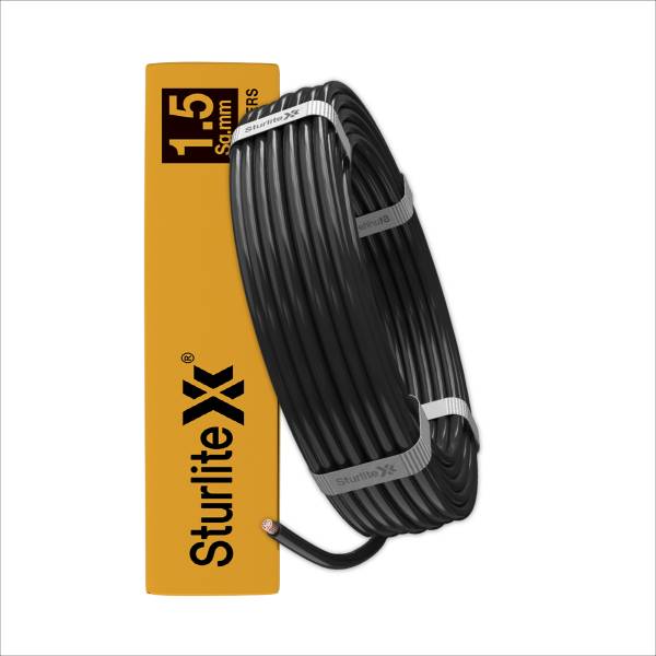 Sturlite PVC 1.5 sq/mm Black 45 m Wire