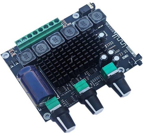 InkOcean 2*50W+100W Bluetooth 5.0 dual TPA3116D2 Power Subwoofer Amplifier Board 2.1 Channel TPA3116 Audio Stereo equalizer AUX Amp Miscellaneous Electronic Hobby Kit