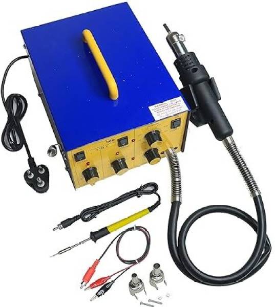 SP Electron 3 in 1 QUICK 900 SMD Rework Station with Micro Soldering Iron Set Educational Electronic Hobby Kit