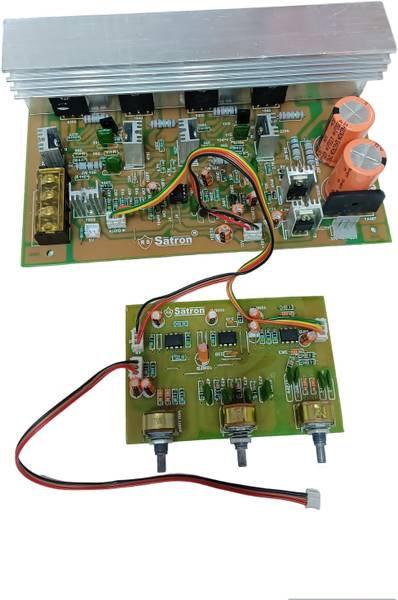 RS SATRON 1200 Watt (PMPO) Amplifier Board with Bass Treble Board Electronic Components Electronic Hobby Kit