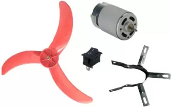 AQBP 12V Big Motor, 12 Volt DC motor + Propeller 9 inch Educational Electronic Hobby Kit