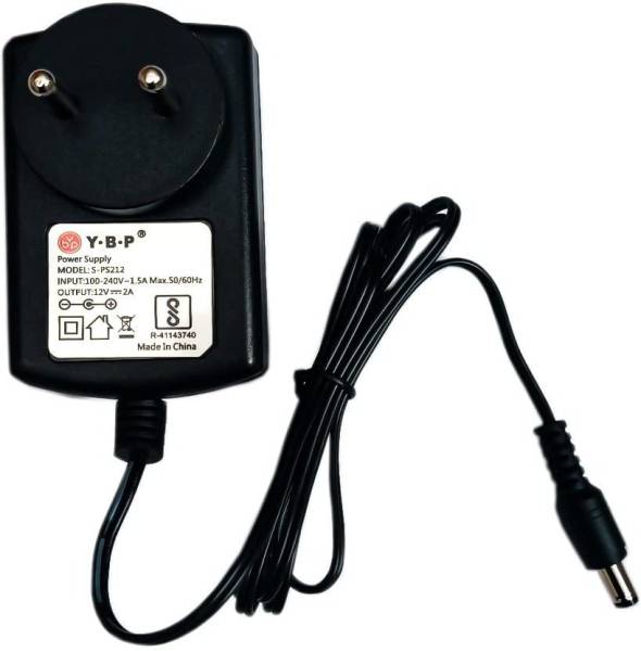 AUTO BOTIX DC 12V 2A Power Supply Adapter, AC 100-240V to DC 12Volt Transformer Electronic Components Electronic Hobby Kit