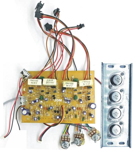TECH AND TRADE 3055 TRANSISTOR BASED AUDIO AMPLIFIER CIRCUIT WITH TRANSISTOR ASSEMBLY Electronic Components Electronic Hobby Kit