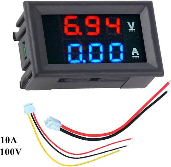 SG Flash 0.28" LED Voltmeter Ammeter, Red and Blue Digital Multimeter Display Electronic Components Electronic Hobby Kit