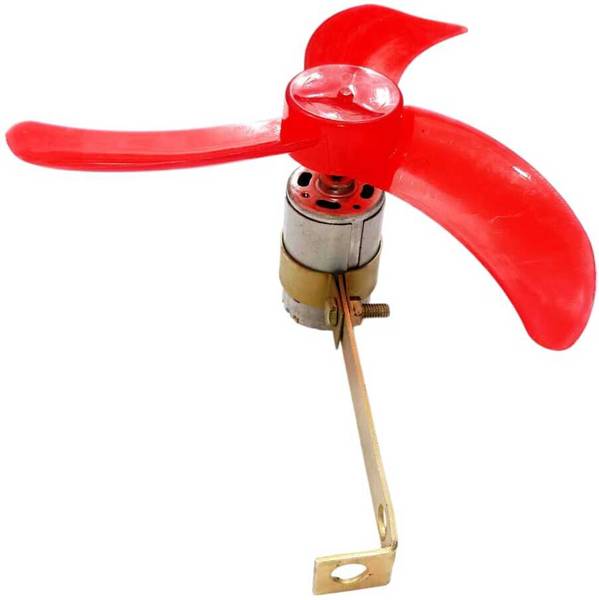 RMI ENTERPRISE High Quality 12v Dc Big Motor + Clamp + 9 Inch Blade (Set) Educational Electronic Hobby Kit