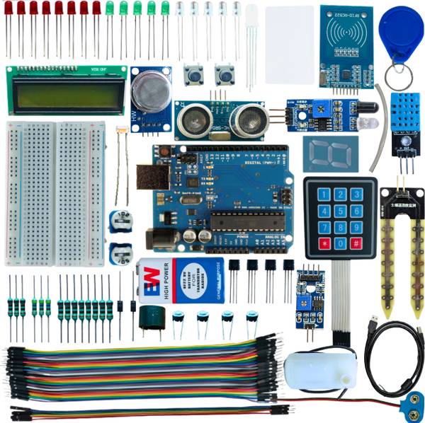Tinkrbox Starter Kit based on Arduino UNO 30+ Projects with Video tutorials Educational Electronic Hobby Kit