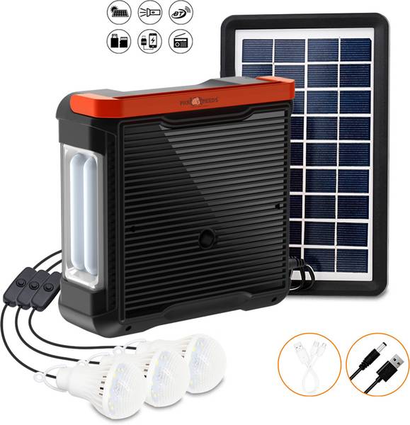 Pick Ur Needs Emergency Solar Power Set, Mini Generator With Bluetooth