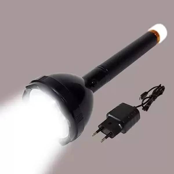 Zeno volt Led Torch Light Long Range 1000 Meter 1 Km High Power With Back Light Heavy Duty Torch