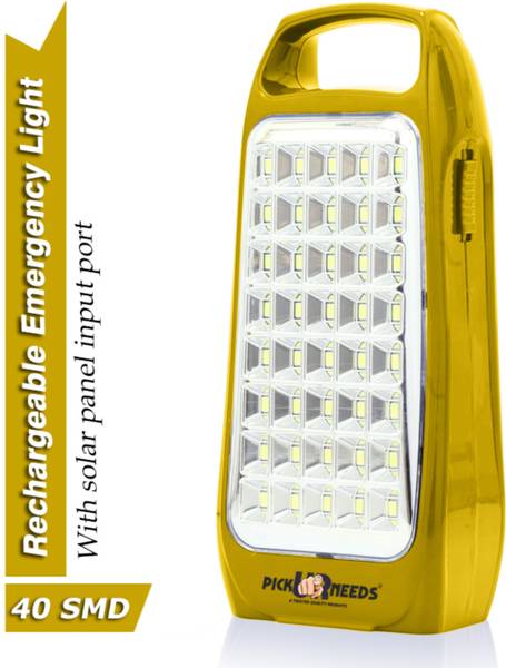 Pick Ur Needs Rechargeable Dual Mode Emergency With 40 Bright SMD LED Support Solar Charge 60W 5 hrs Flood Lamp Emergency Light
