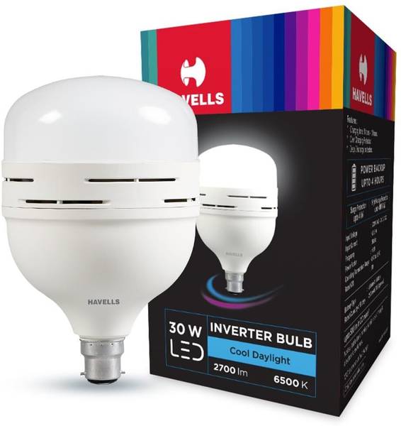 HAVELLS 30 W LED Inverter Bulb 4 hrs Bulb Emergency Light