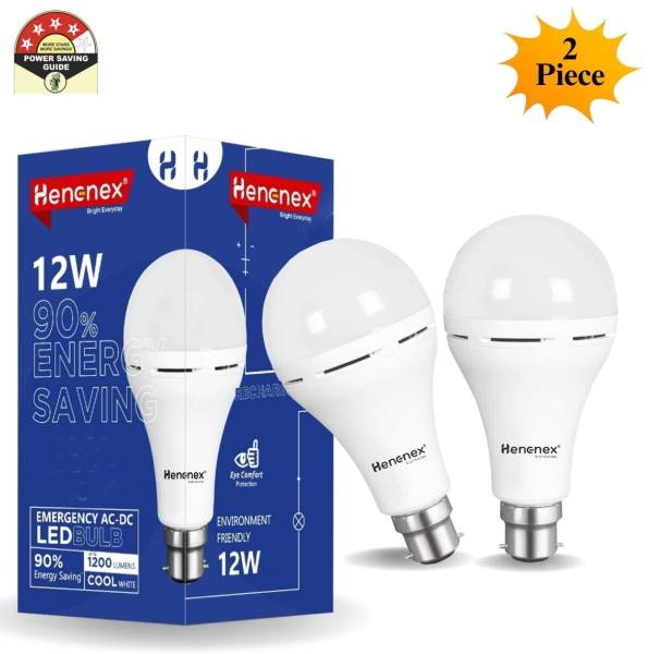 Henonex Charging Emergency Bulb-12W-05 4 hrs Bulb Emergency Light