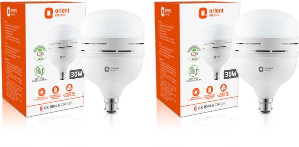 Orient Electric Eternal Emergency Lamp 30W - Cool White (Pack of 2) 4 hrs Bulb Emergency Light