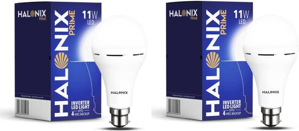 HALONIX 11W Rechargeable Emergency Inverter Bulb Pack 2 4 hrs Bulb Emergency Light