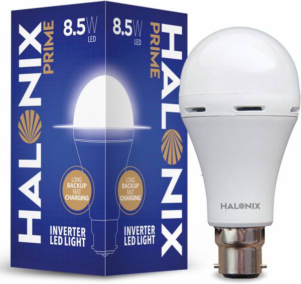 HALONIX Led rechargeable emergency led light 8.5W B22 Cool White bulb 3 hrs Bulb Emergency Light