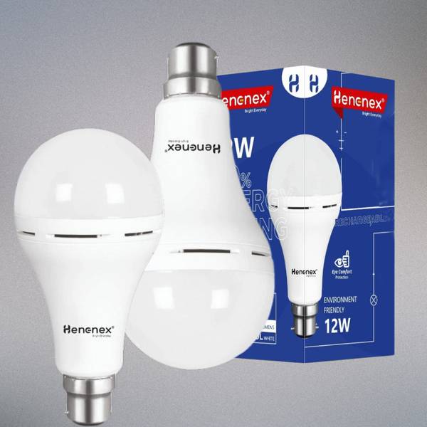 Henonex Bright 12W Emergency Light Bulb for Home and Office 4 hrs Bulb Emergency Light