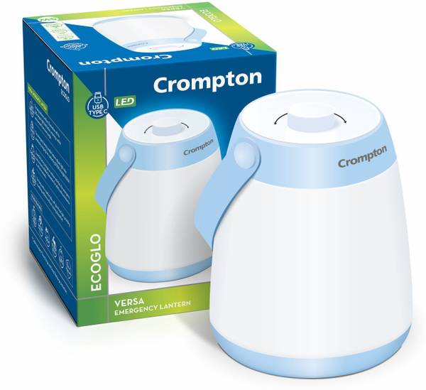Crompton Versa 5W LED Emergency Lantern 3 hrs Emergency Light(White, Blue) 3 hrs Lantern Emergency Light